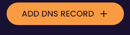 Screenshot of Add DNS Record highlighted